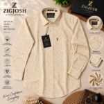 Cream Floral Printed Cotton Shirt - Image 2