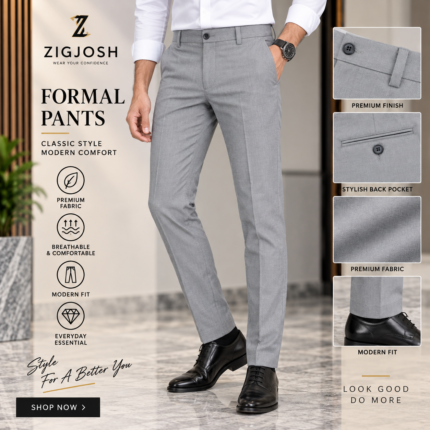 Light grey Formal Pants
