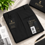 Premium Black Adjustable Waist Formal Pant - Image 3